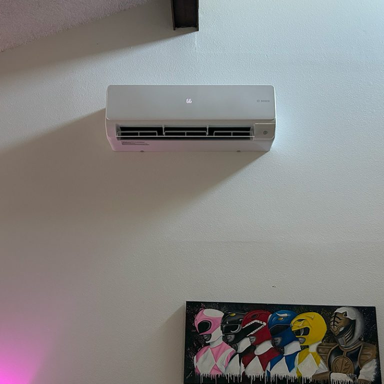 Bosch fan coil installed by SureTech Heating & Cooling